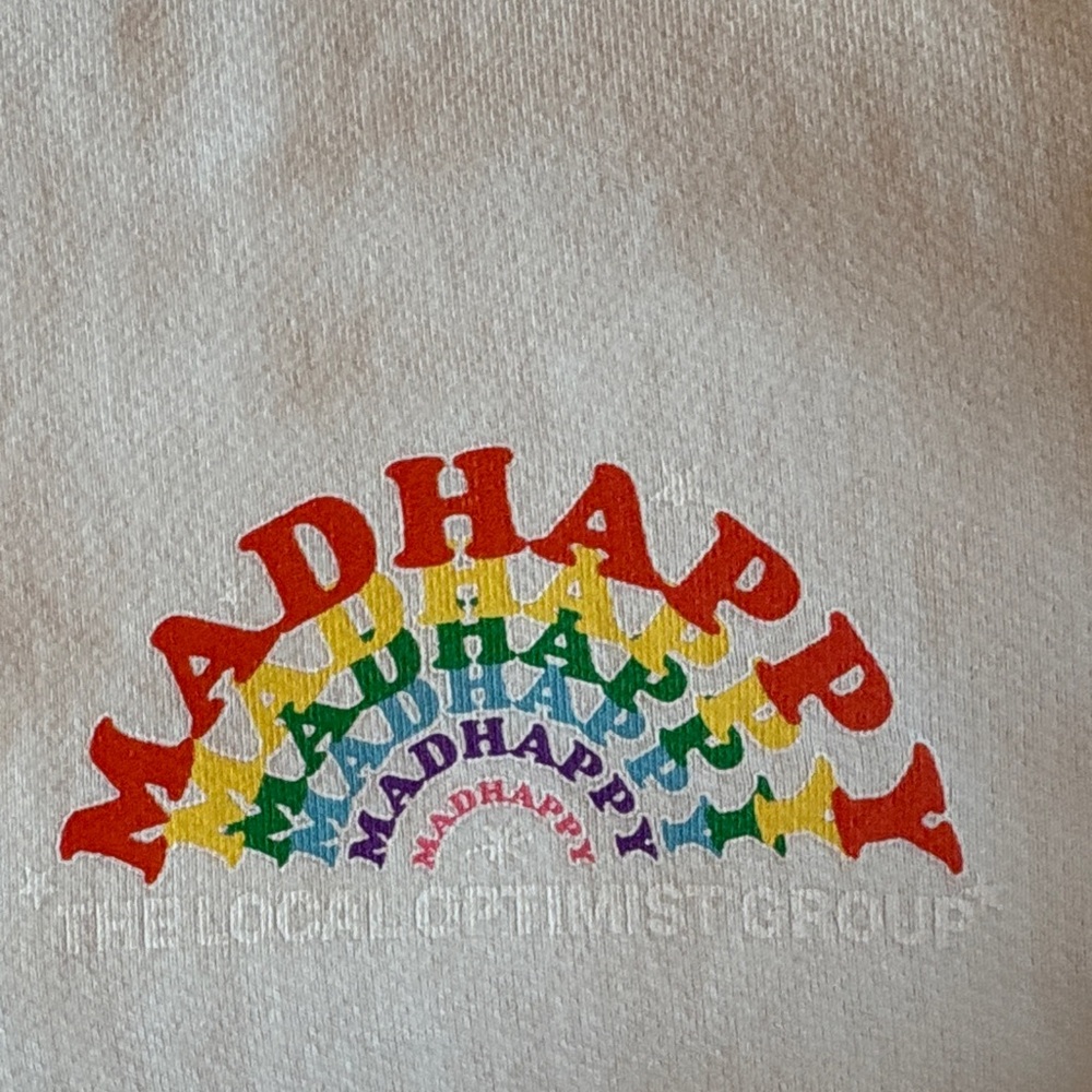 Madhappy Crew Neck Sweatshirt ~ Size Extra Small ~ Color Pristine - Picture 5 of 7
